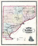 Warren County Map, Warren County 1877